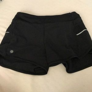 Black athleta girls shorts